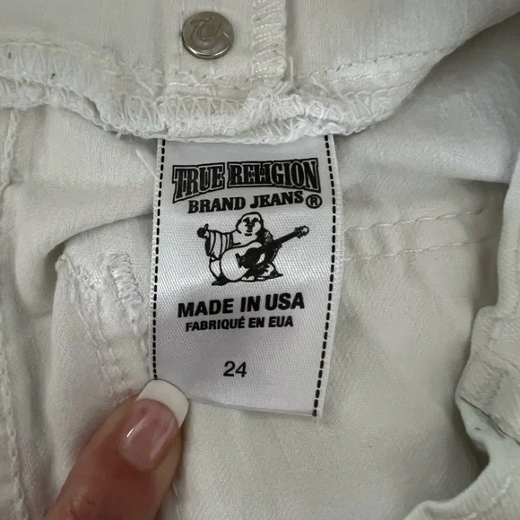 True Religion White Skinny Jeans – Size 24 - Picture 10 of 11